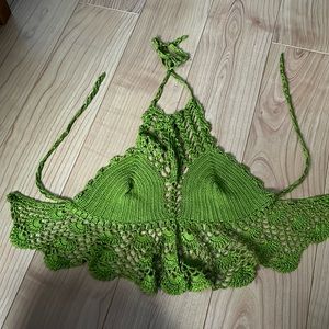 Crochet halter top